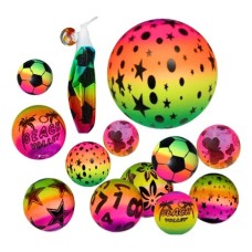 Bola Vinil Cheio - Com 6 bolas Sortido Colorida - Moda Praia