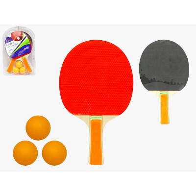 Kit Raquete ping pong Profissional - com 3 bolinhas 