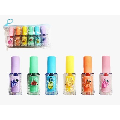 Marca Texto - modelo esmalte - Estojo com 6 cores