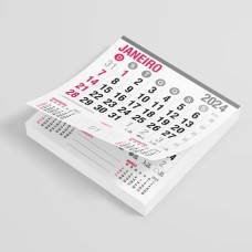 Bloco de Calendário 21x22,5 - unidade - 2024