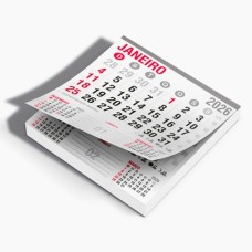 Bloco de Calendário - Comercial - 21x22,5 - unidade - 2026
