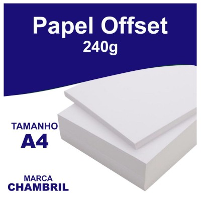 Papel Chambrill - offset A4 - 240gr