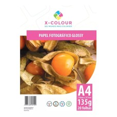 Papel Glossy A4 - 135gr - Pacote 20 folhas - Fotográfico Brilho (Acima de 5 pacotes no PIX R$ 5,85 cada)