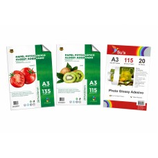 Papel Adesivo A3 - c/ 20 fls - Clique e Escolha - A3 Papel Adesivo A3 - c/ 20 fls - Clique e Escolha - A3
