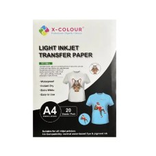 Papel Transfer Inkjet T-Shirt LIGHT A4 150g Para Tecidos Claros (Clique e Escolha a Quantidade)