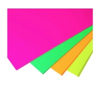 Papel Offset Neon 180G A4 - C/5 Folhas 