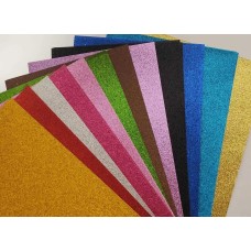 Papel Glitter 120G  A4 - (Acima de 5 folhas no PIX R$ 2.25 cada)