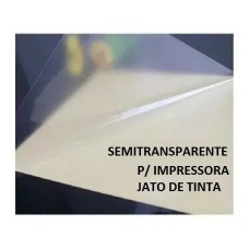 Folha Plastico PVC Adesivo - Matte - Semi Transparente (Vinil) (Acima de 5 unidades no PIX R$ 1.99 cada) 